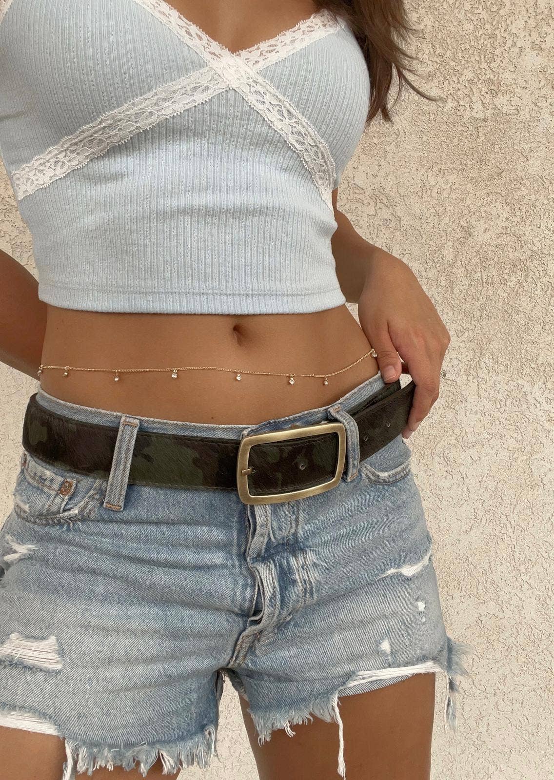 Wild Baby Leather Belt