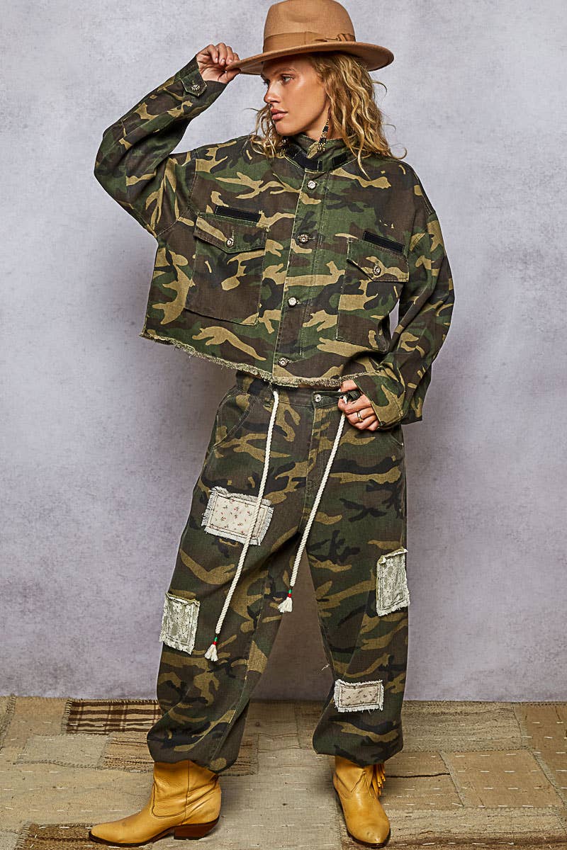 Camouflage Patchwork Joggers