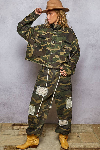 Camouflage Patchwork Joggers