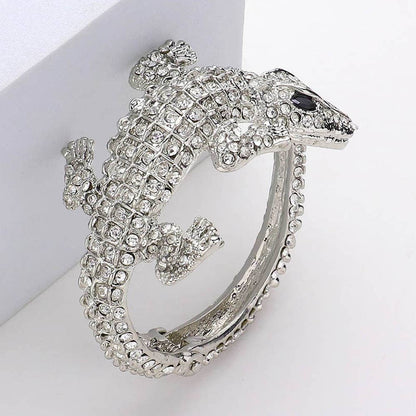 Crystal Crocodile/Alligator Embellished Bracelet