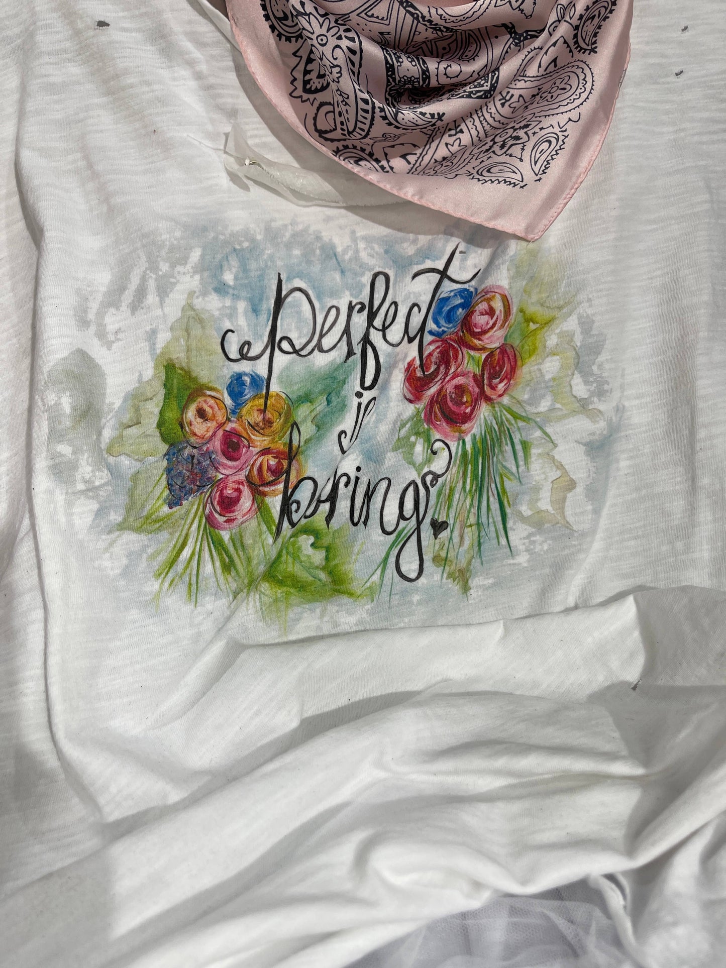 Perfect is Boring Tattered Shirt