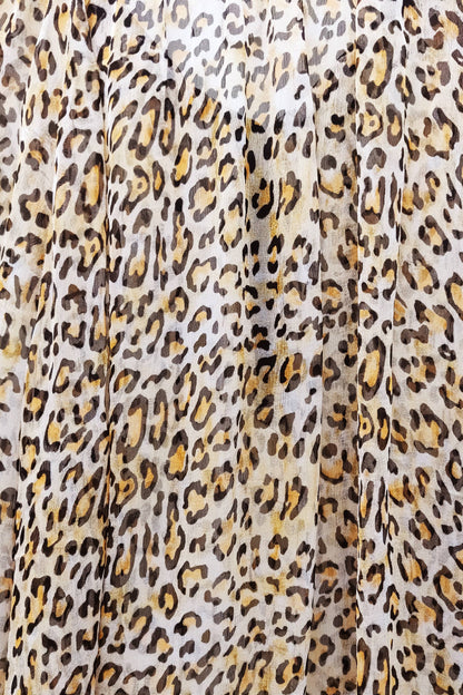 Sheer Cheetah Print Blouse