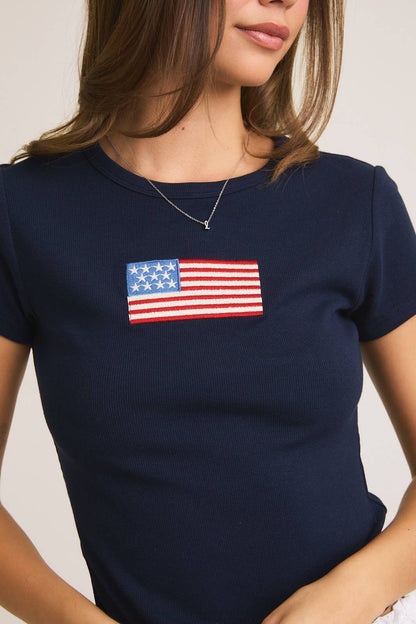 SHORT SLEEVE USA T-SHIRT