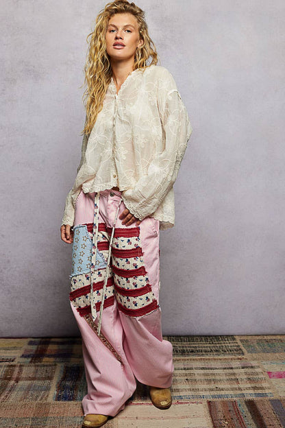Boho Embroidered Linen Hooded Jacket