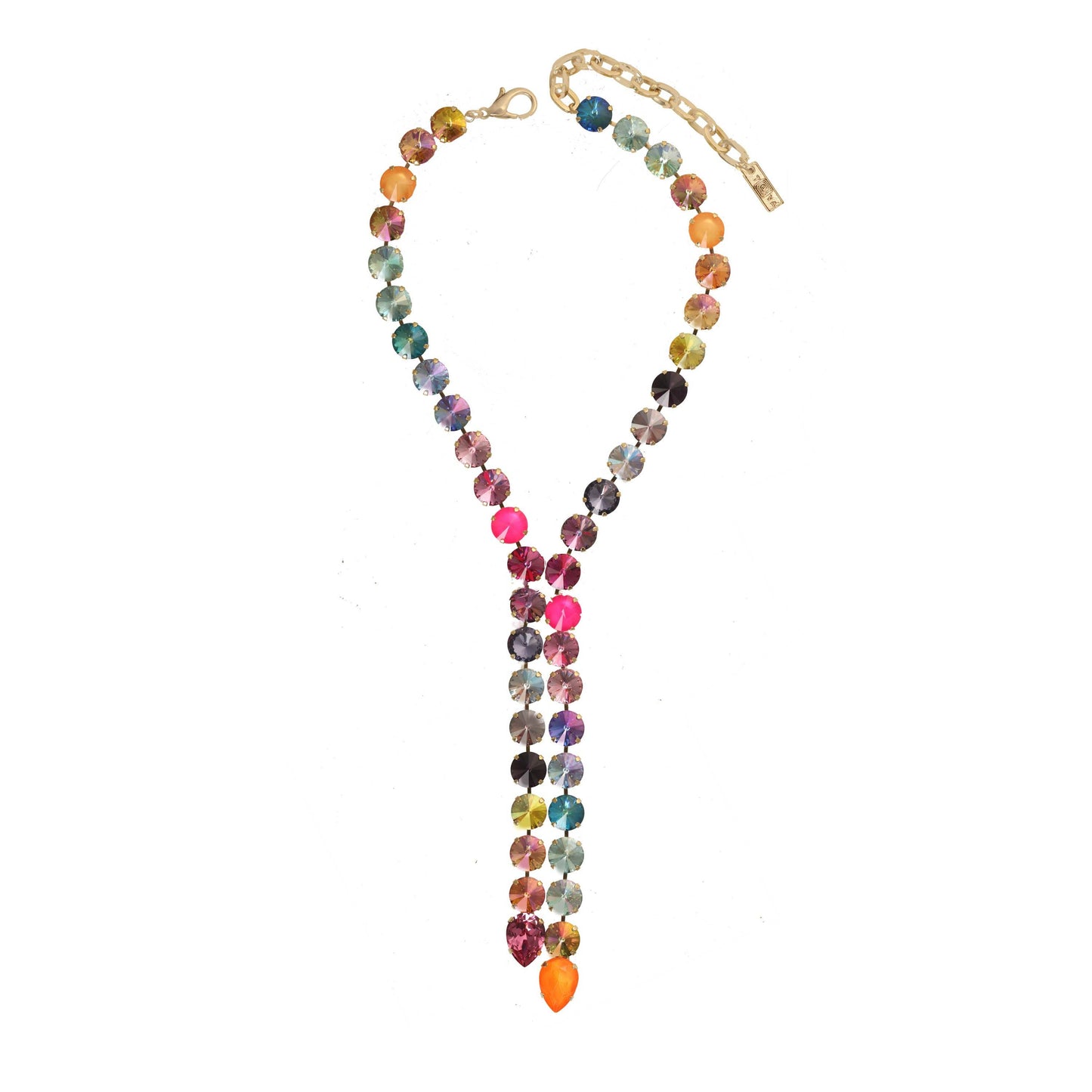 Split Necklace in Watermelon