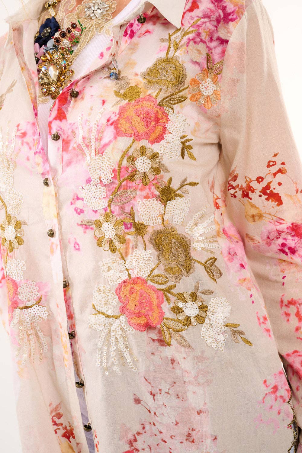 The Thought of You Shirt Boho Blouse