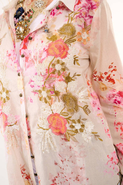 The Thought of You Shirt Boho Blouse