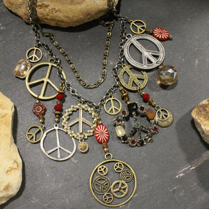 Peace & Love Charm’d Necklace