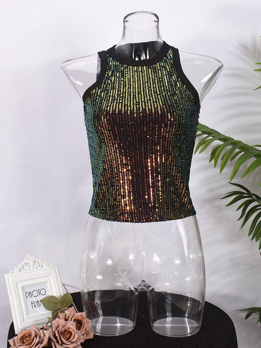MULTIPLE STYLES!!  Sequin Party Tank Top