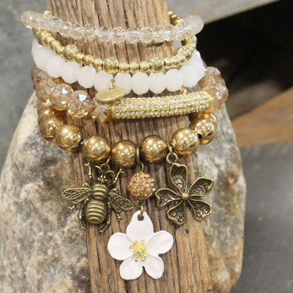 Dazzling Bee Bracelet Set