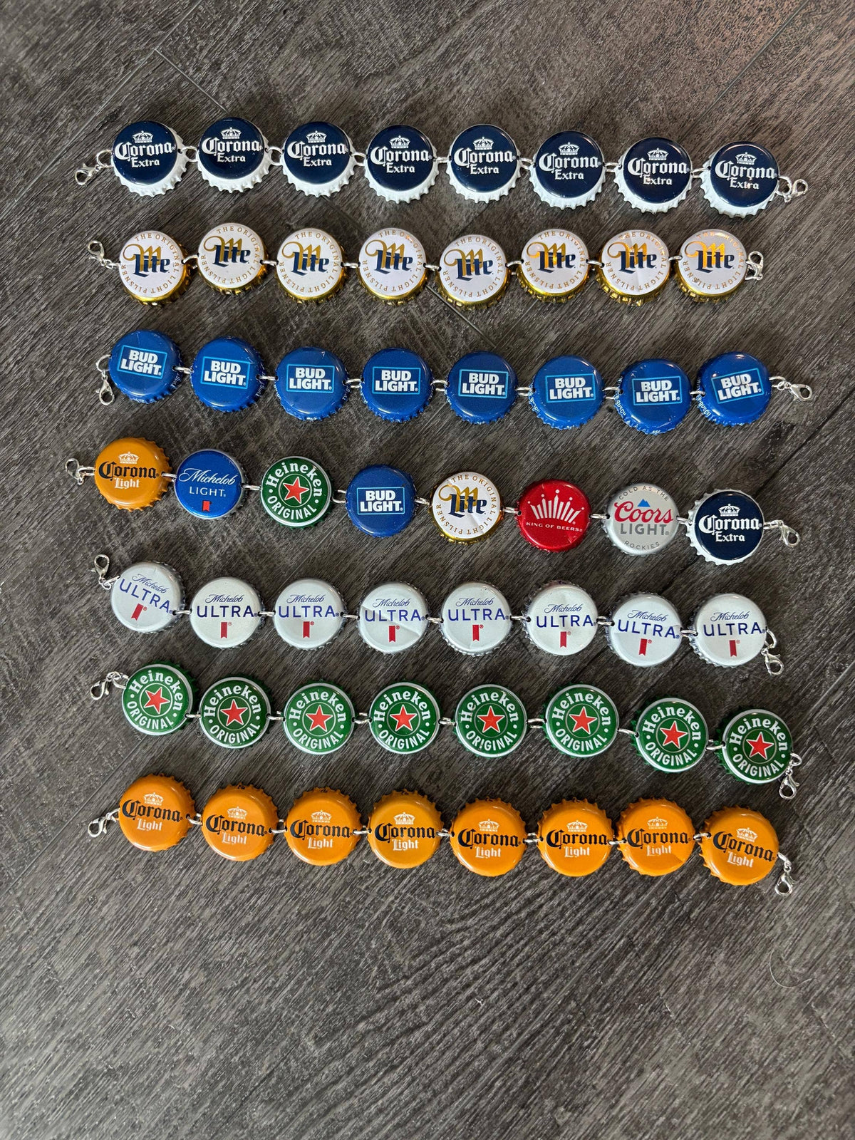 Beer Bottle Hat Chain