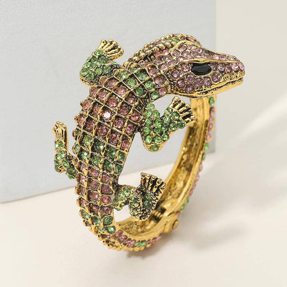 Crystal Crocodile/Alligator Embellished Bracelet