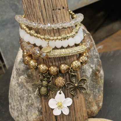 Dazzling Bee Bracelet Set