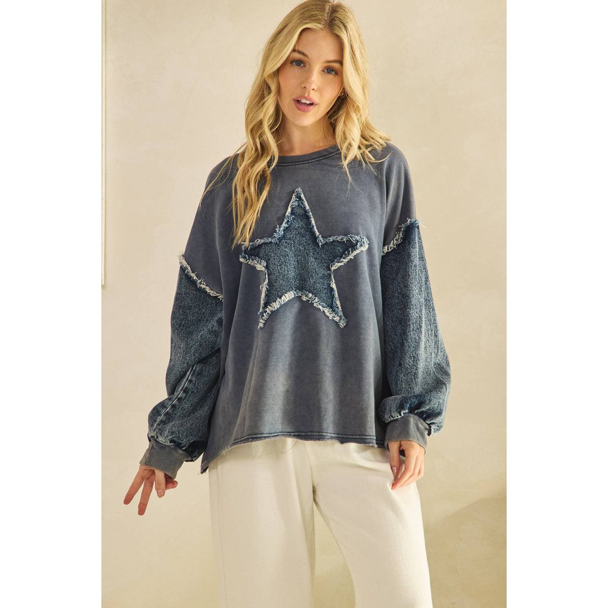 WILD STAR  SLEEVE PULLOVER