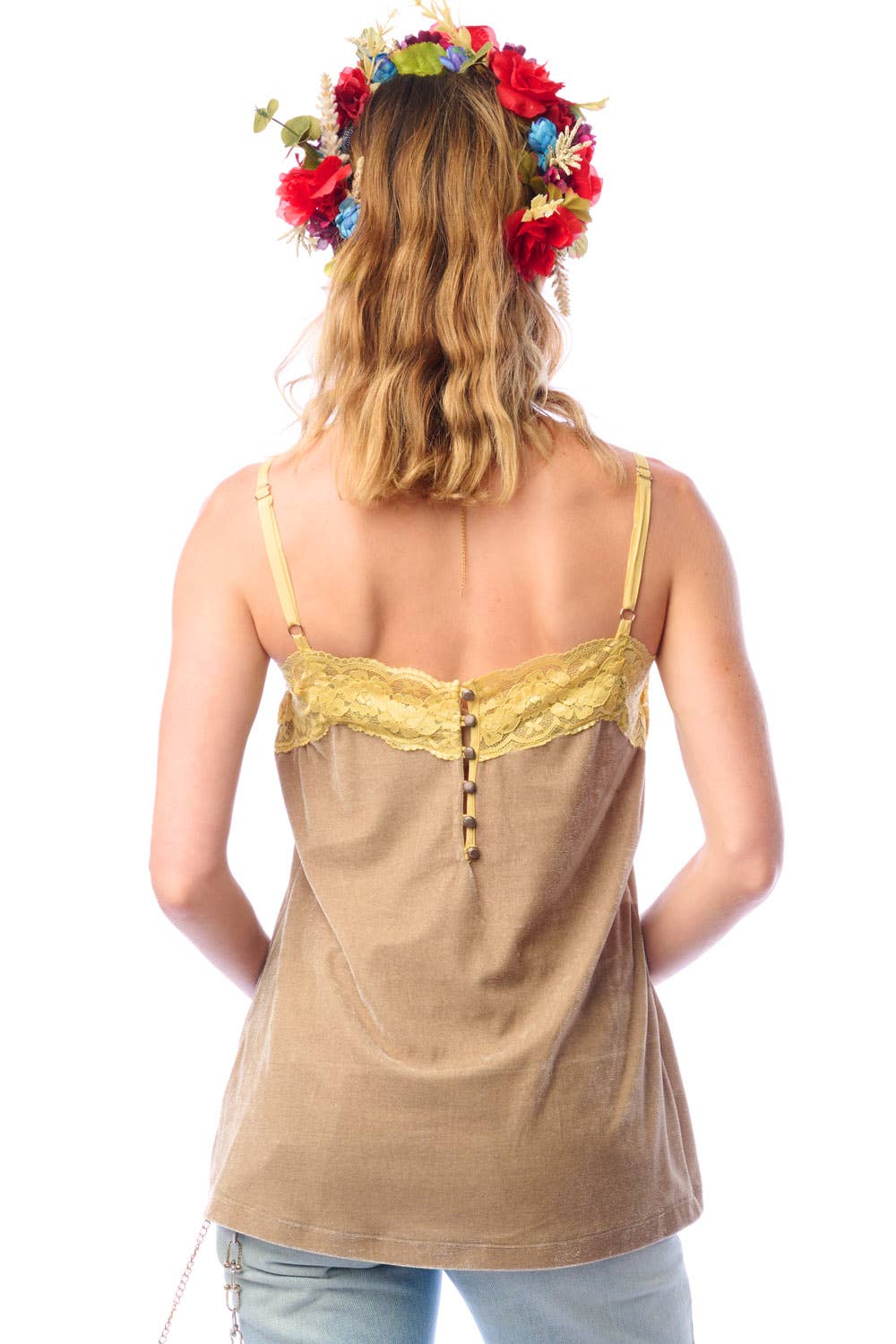 Velvet Dreams Cami-Vintage Sand | Cami Top | Sleeveless Top