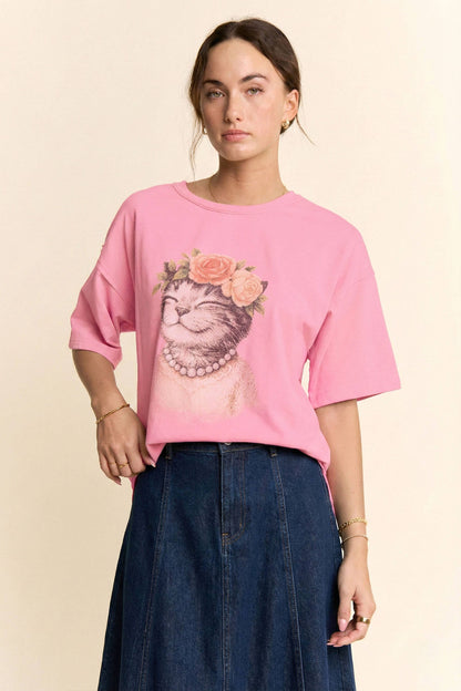 CROWNED KITTY T-SHIRT