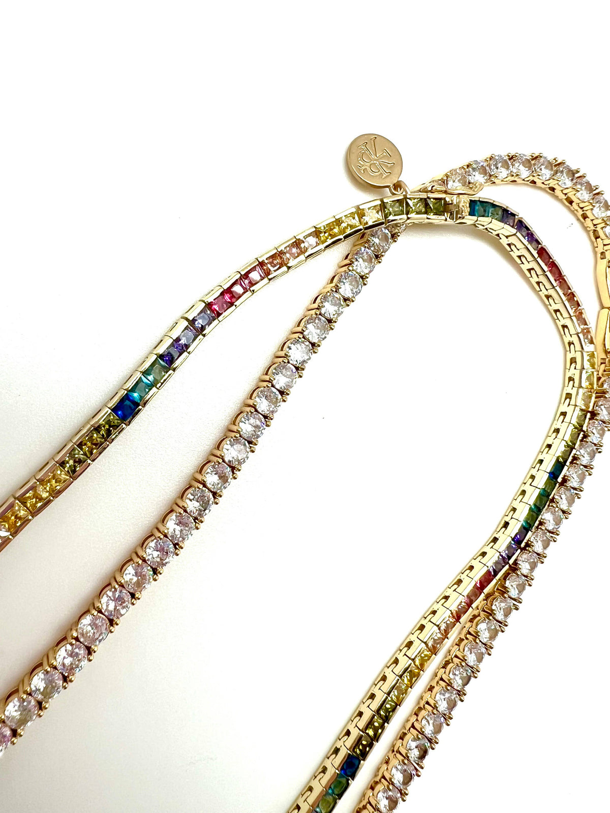 Rainbow Tennis Chain