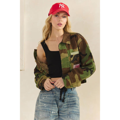 Camo Contrast Jacket
