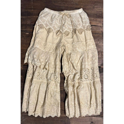 Frill Seeker Pants - Tea Stain