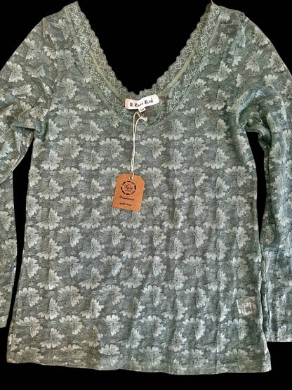 Lace Vintage Layer Shirt