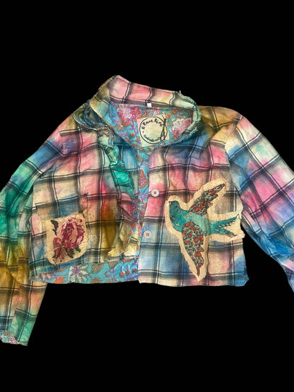 Rose Plaid Jacket