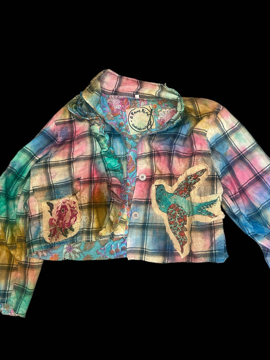 Rose Plaid Jacket