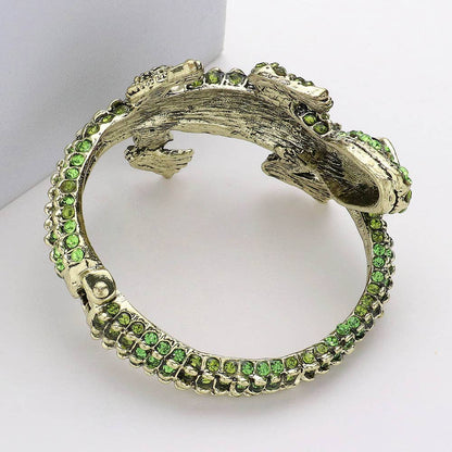 Crystal Crocodile/Alligator Embellished Bracelet