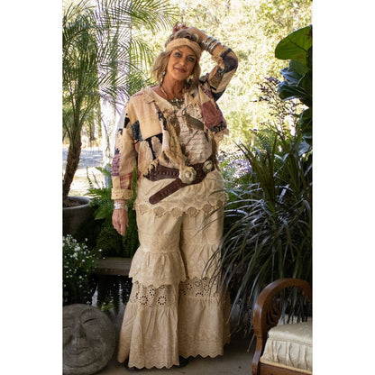 Frill Seeker Pants - Tea Stain