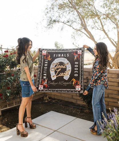 NFR Lucky Horseshoe Wild Rag Scarf