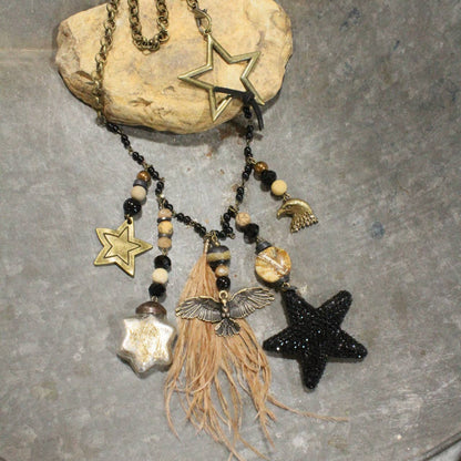 Fly Like An Eagle Charm'd Necklace