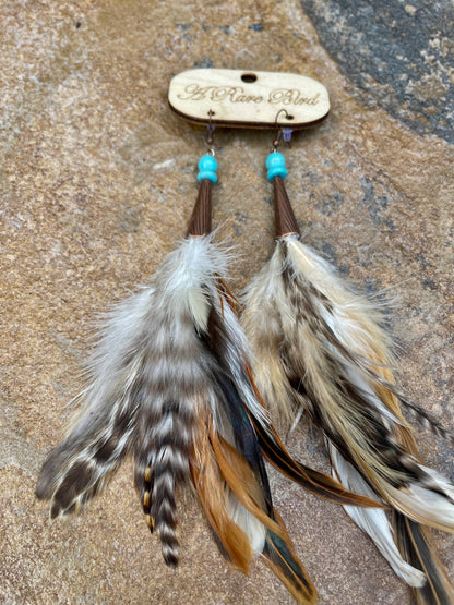 Silver Feather Earrings
