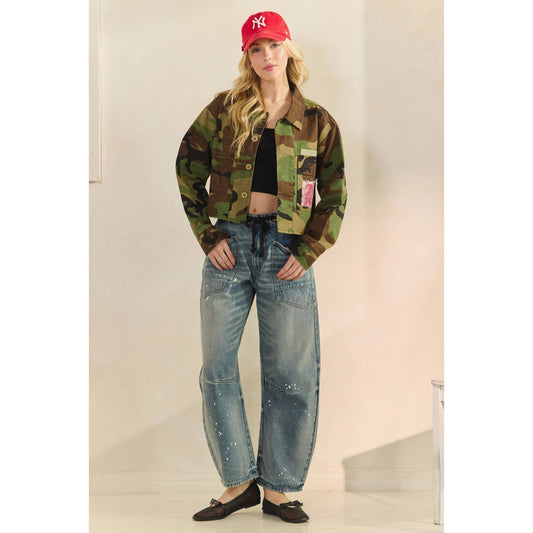 Camo Contrast Jacket