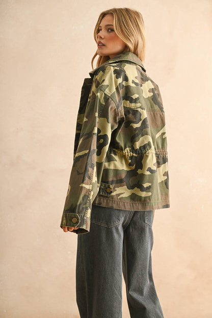 CAMOUFLAGE MILITARY JACKET