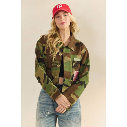 Camo Contrast Jacket