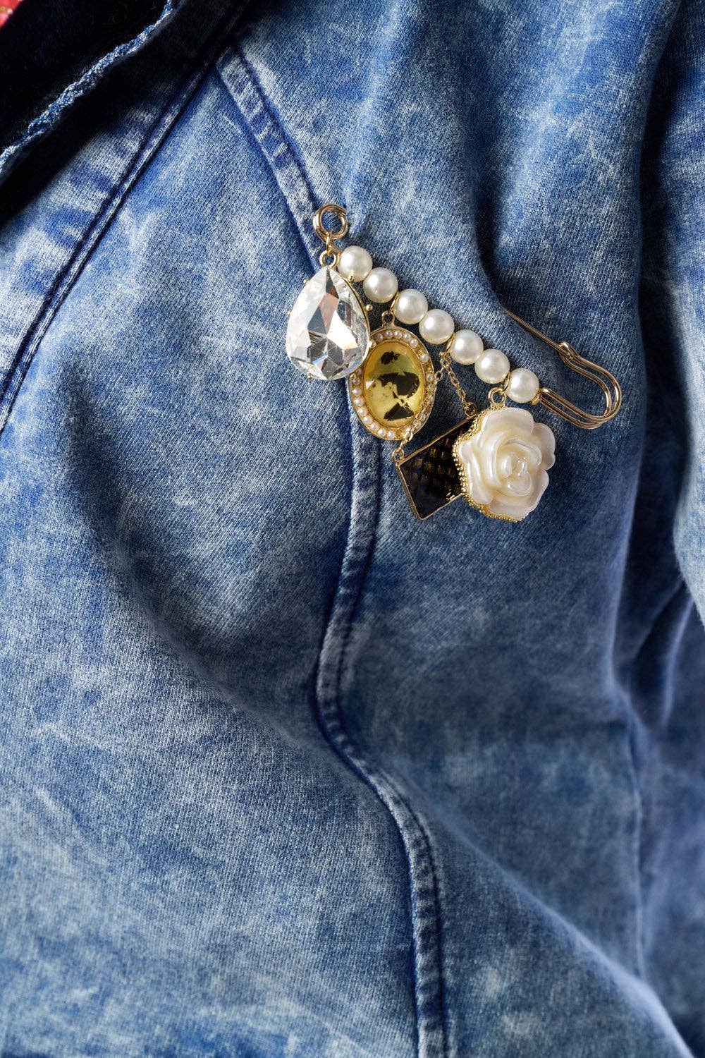Colonel Jacket-Blue Wash | French Terry Jacket | Blazer