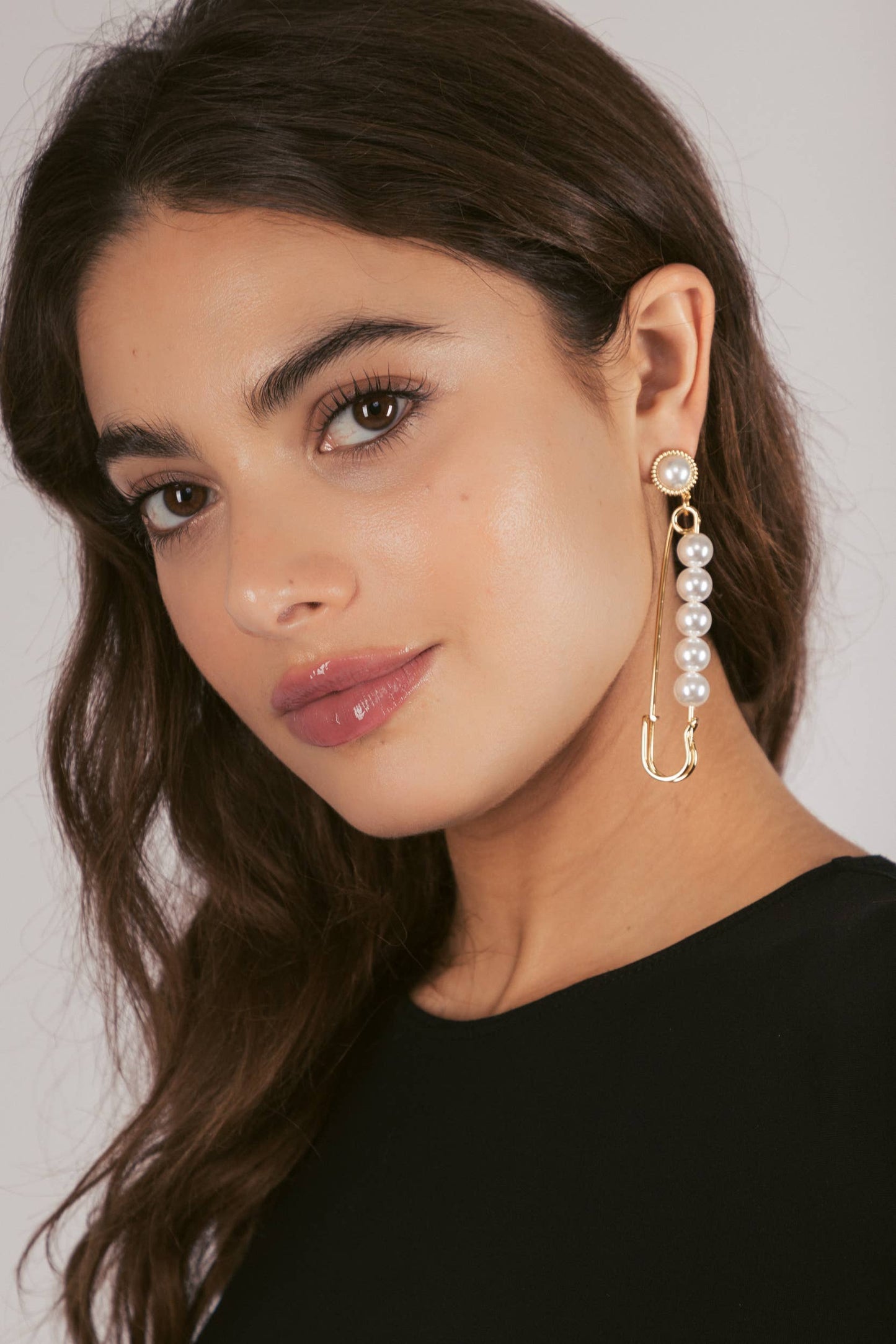Hazel Safety Pink Dangle Earrings