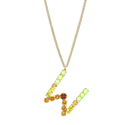 Monogram in Colors Necklace