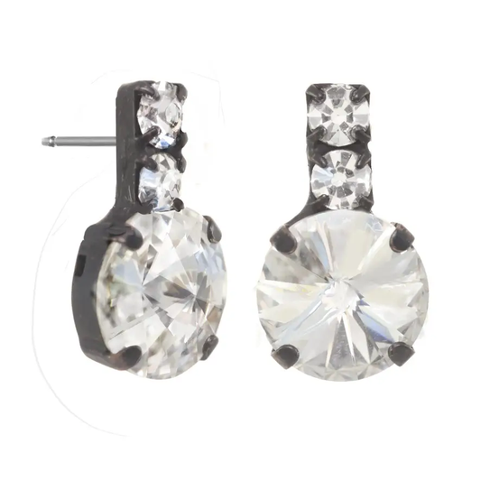Dee Earrings in Smutt