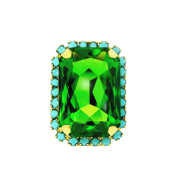 MINI SOLEIL RING W/ TRIM FERN GREEN