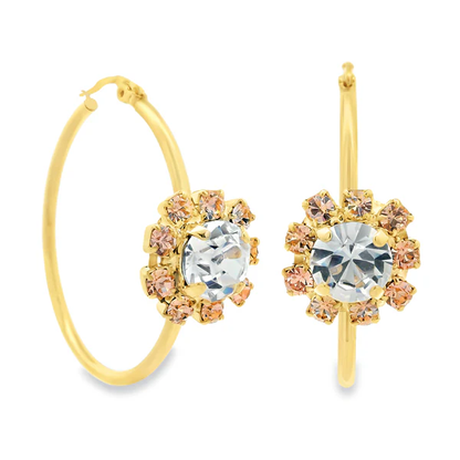 MINI BIANCA HOOPS
