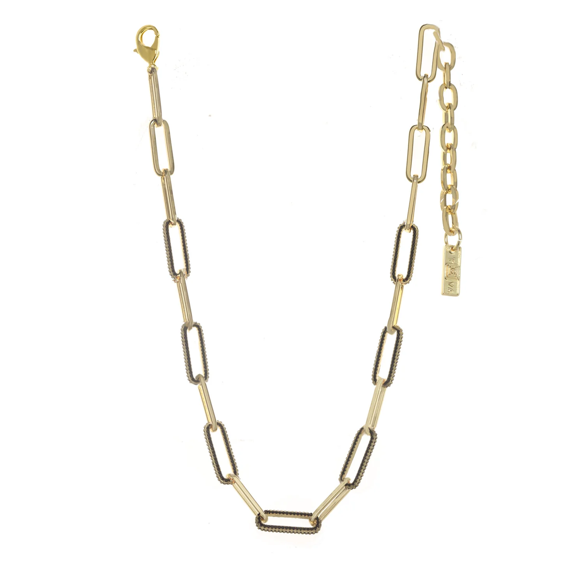 Black Emil 3 Link Necklace