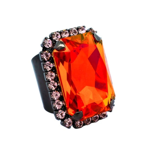 MINI SOLEIL RING W/ TRIM SUMMER BLUSH