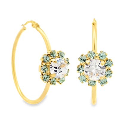 MINI BIANCA HOOPS