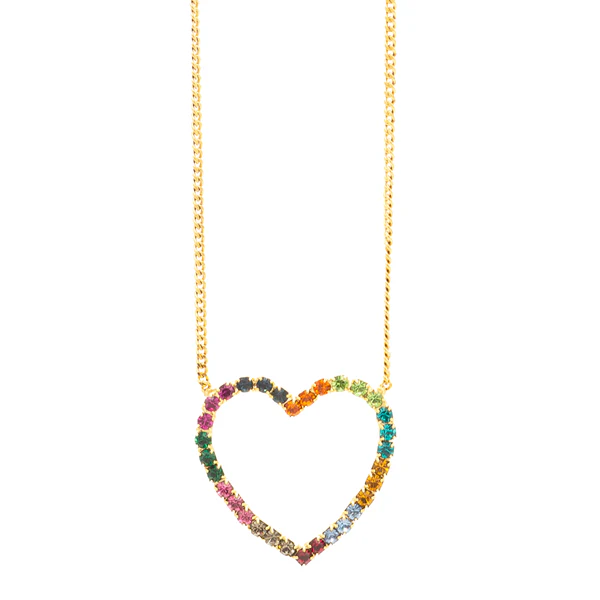 MINI OPEN HEART NECKLACE
