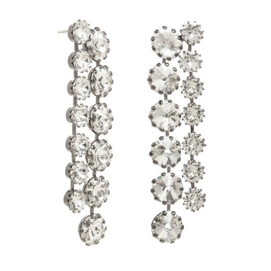 LILIBET EARRINGS IN GUNMETAL