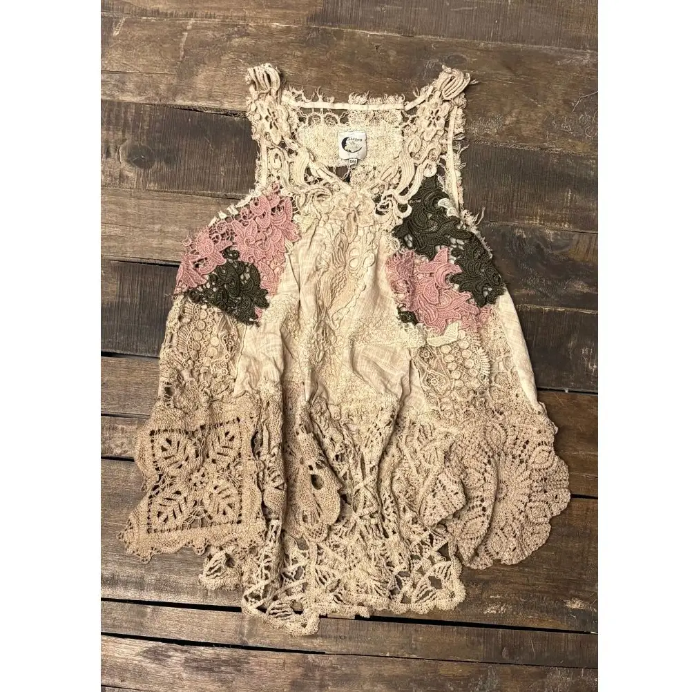 Whispers of Lace Crochet Tank